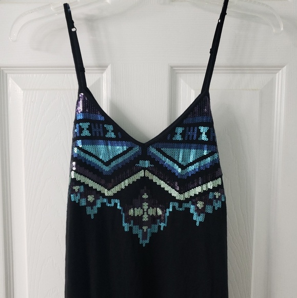 Express Sequin High-Low Dress - Picture 2 of 4